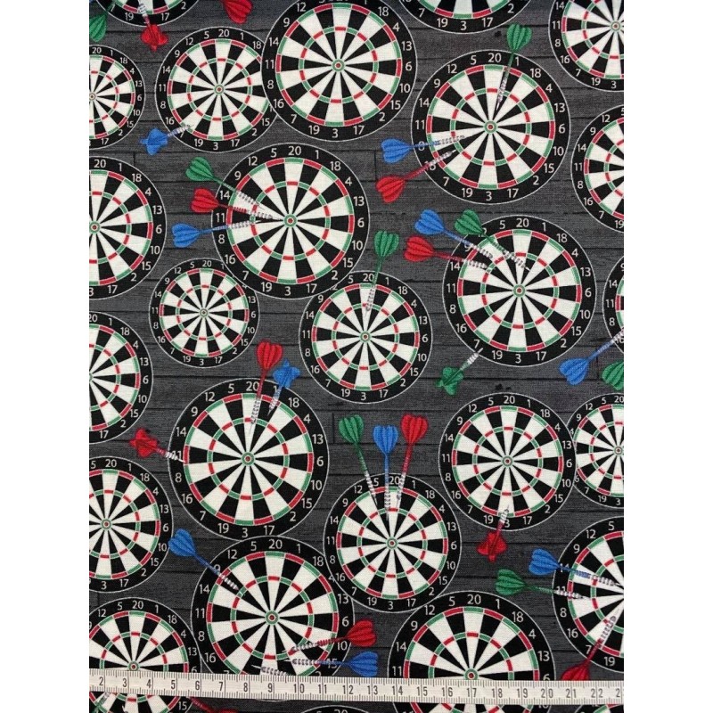 PATCH - Fléchettes fond noir