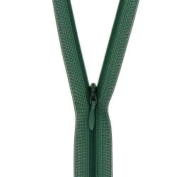 Mercerie - Fermeture éclair invisible vert sapin