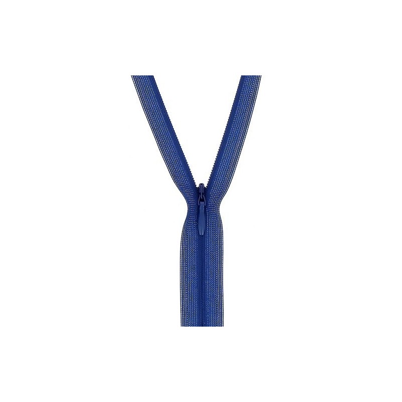 Mercerie - Fermeture éclair invisible bleu marine