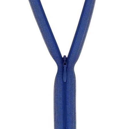 Mercerie - Fermeture éclair invisible bleu marine