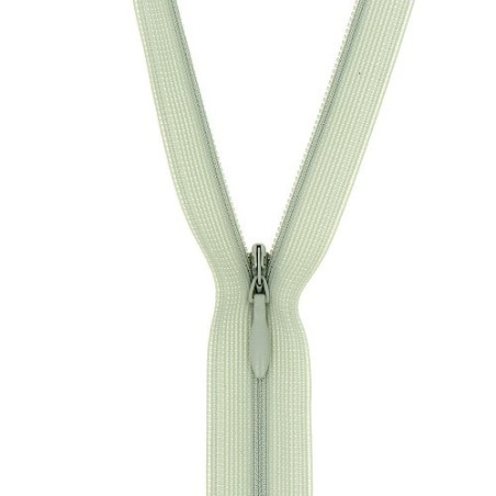 Mercerie - Fermeture éclair invisible gris claire