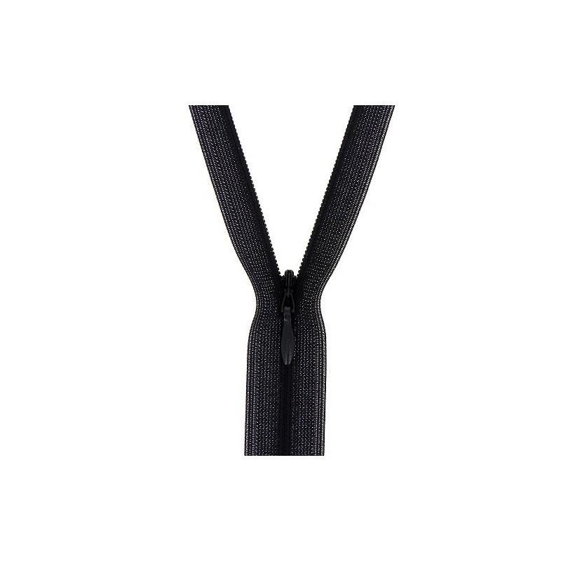 Mercerie - Fermeture éclair invisible noire