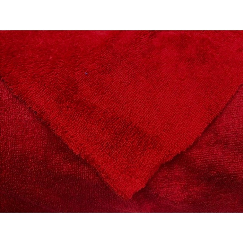 Éponge - Microfibre rouge foncé
