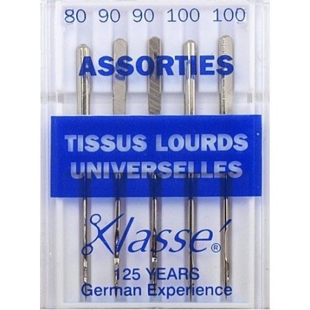 Mercerie - Assortiment d'aiguilles universelles 80 / 90 / 100