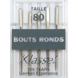 Mercerie - Aiguilles bout rond 80