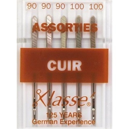 Mercerie - Assortiment d'aiguilles cuir