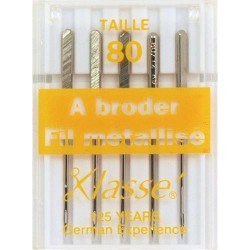 Mercerie - à broder, fil métallisé