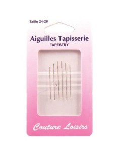 mercerie, accessoire, aiguille à coudre, tapisserie, bout rond