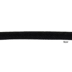 Passepoil polycoton noir 10mm
