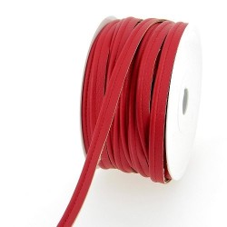 Passepoil simili cuir rouge 10mm