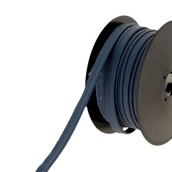 Passepoil simili cuir bleu marine 10mm