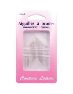 mercerie, accessoire, aiguille à broder, broderie