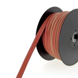 Mercerie - Passepoil simili cuir bordeaux 10mm