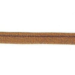 Mercerie - Passepoil métallisé 15mm cuivre