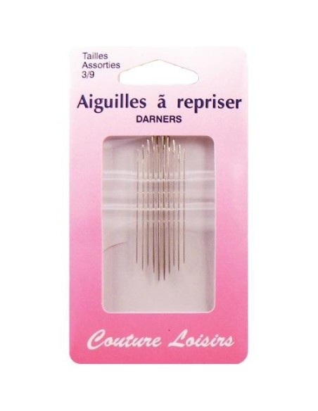 mercerie, accessoire, aiguille à repriser