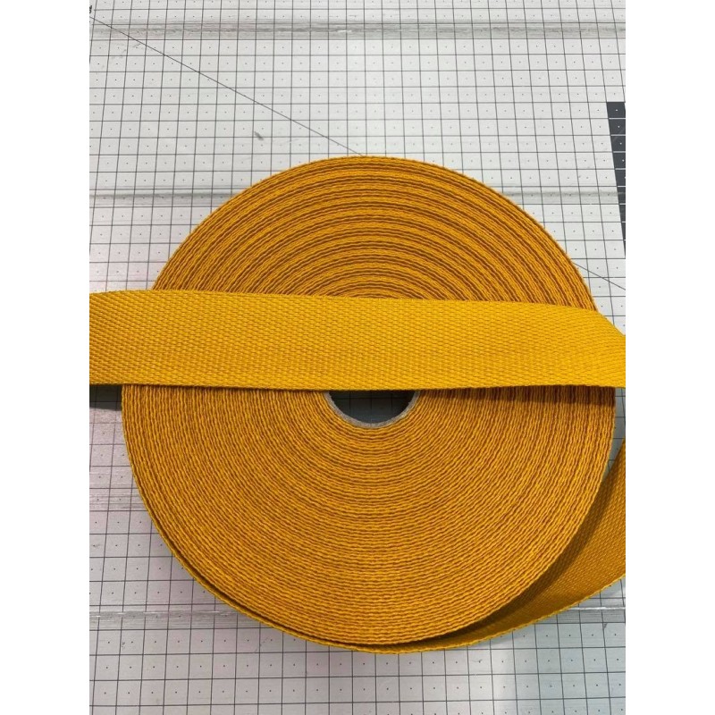 Sangle 40mm - Polyester moutarde