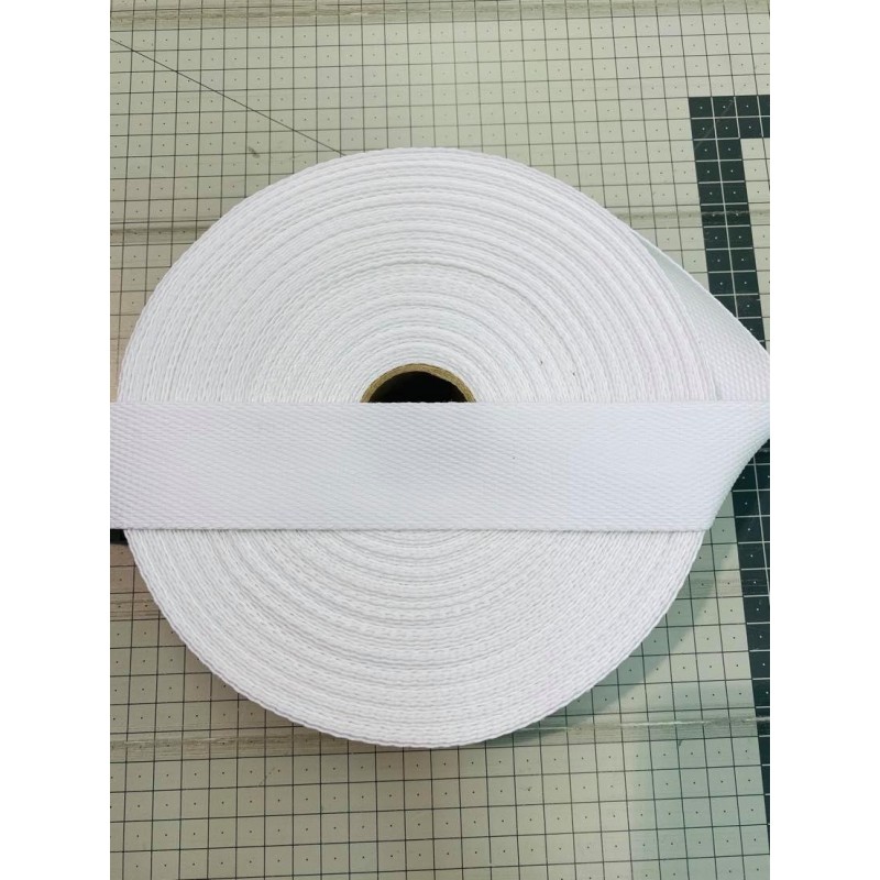 Sangle 40mm - Polyester blanche