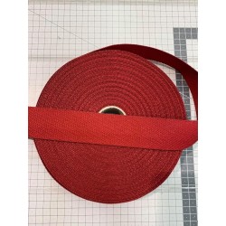 Sangle 40mm - Polyester rouge