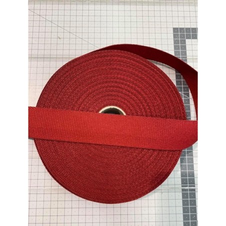 Sangle 40mm - Polyester rouge
