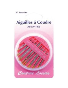 mercerie, accessoire, aiguille à coudre, boite, chas doré