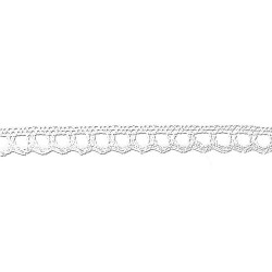 Mercerie - Dentelle coton blanche 10mm