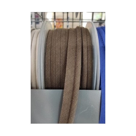 Mercerie - Passepoil polycoton 15mm marron