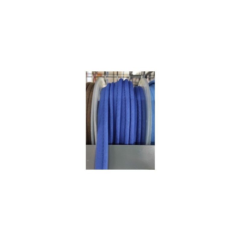 Mercerie - Passepoil polycoton 15mm bleu roi