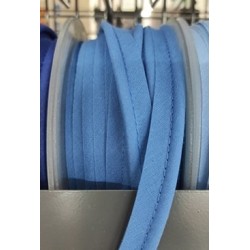 Mercerie - Passepoil polycoton 15mm bleu