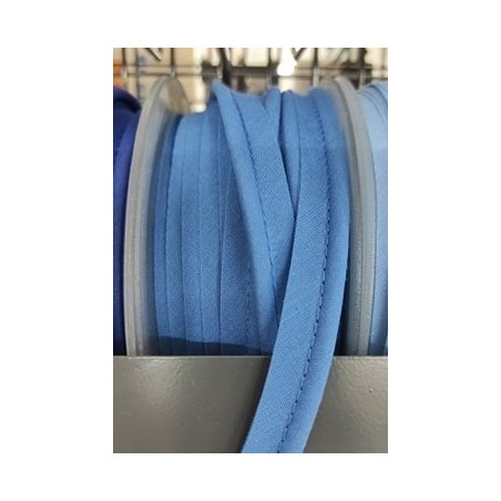 Mercerie - Passepoil polycoton 15mm bleu