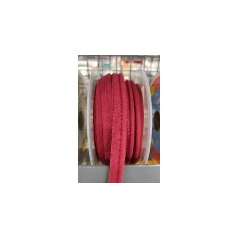 Mercerie - Passepoil polycoton 15mm bordeaux