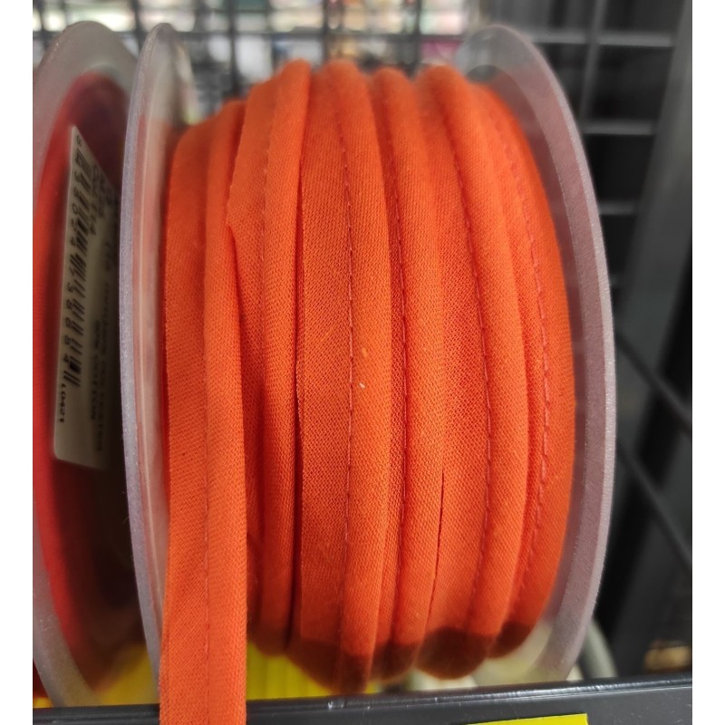 Mercerie - Passepoil polycoton 15mm orange 