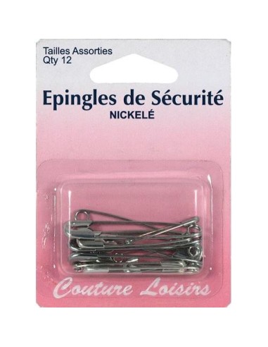 mercerie, boite d'épingles de sécurité, accessoires couture