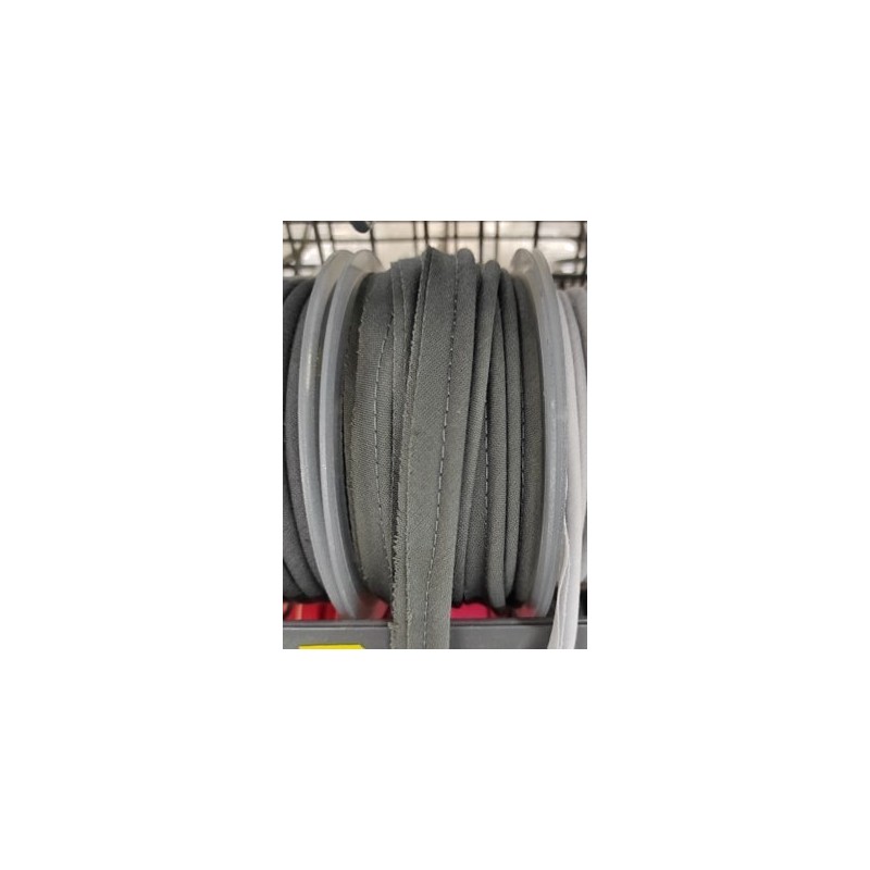 Mercerie - Passepoil polycoton 15mm gris marron