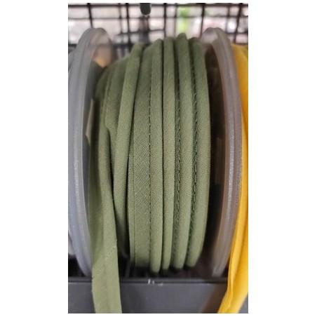 Mercerie - Passepoil polycoton 15mm kaki