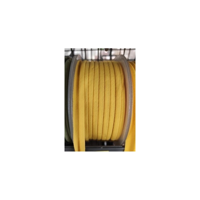 Mercerie - Passepoil polycoton 15mm moutarde