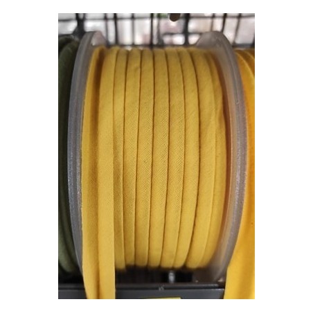 Mercerie - Passepoil polycoton 15mm moutarde