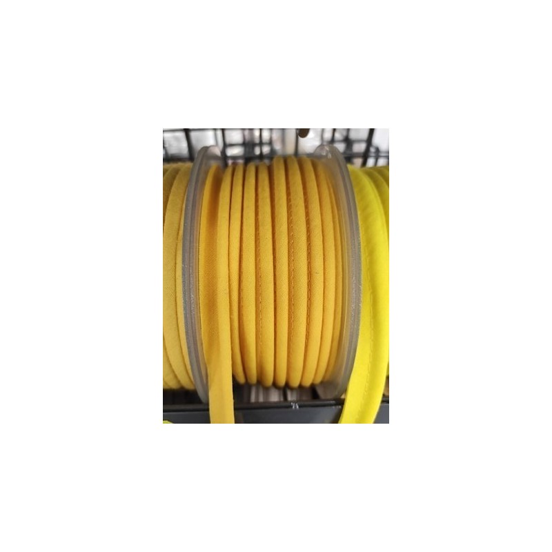 Mercerie - Passepoil polycoton 15mm jaune