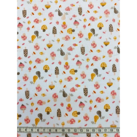 Coton 150 - Champignons et poires