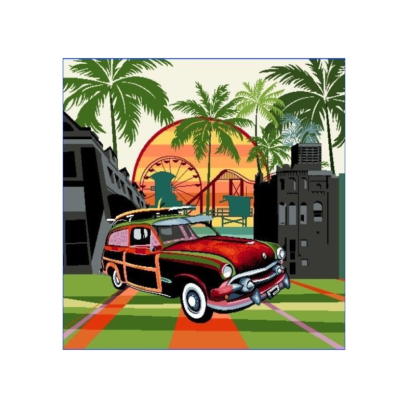 Carré - Miami en voiture