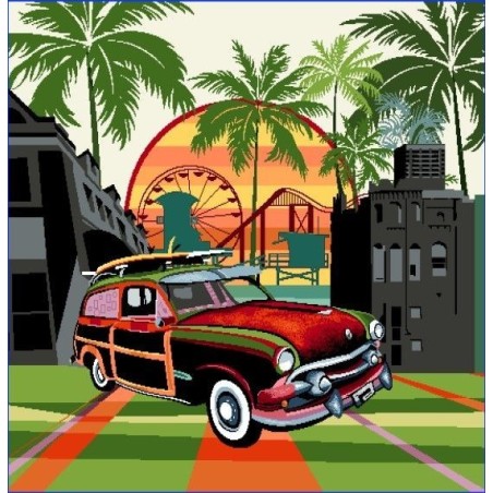 Carré - Miami en voiture